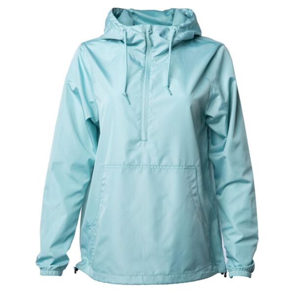 WEBSTORE Unisex Lightweight Quarter-Zip Windbreaker Pullover Jacket Thumbnail